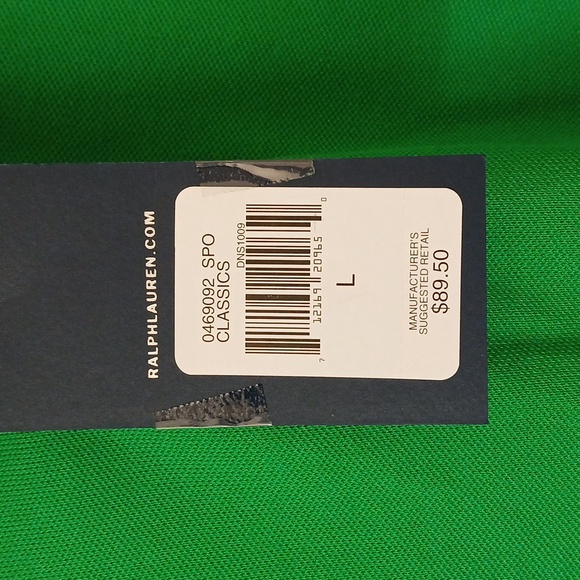 Ralph Lauren Women's Golf Polo Shirt Green Tailored Fit - Picture 5 of 6